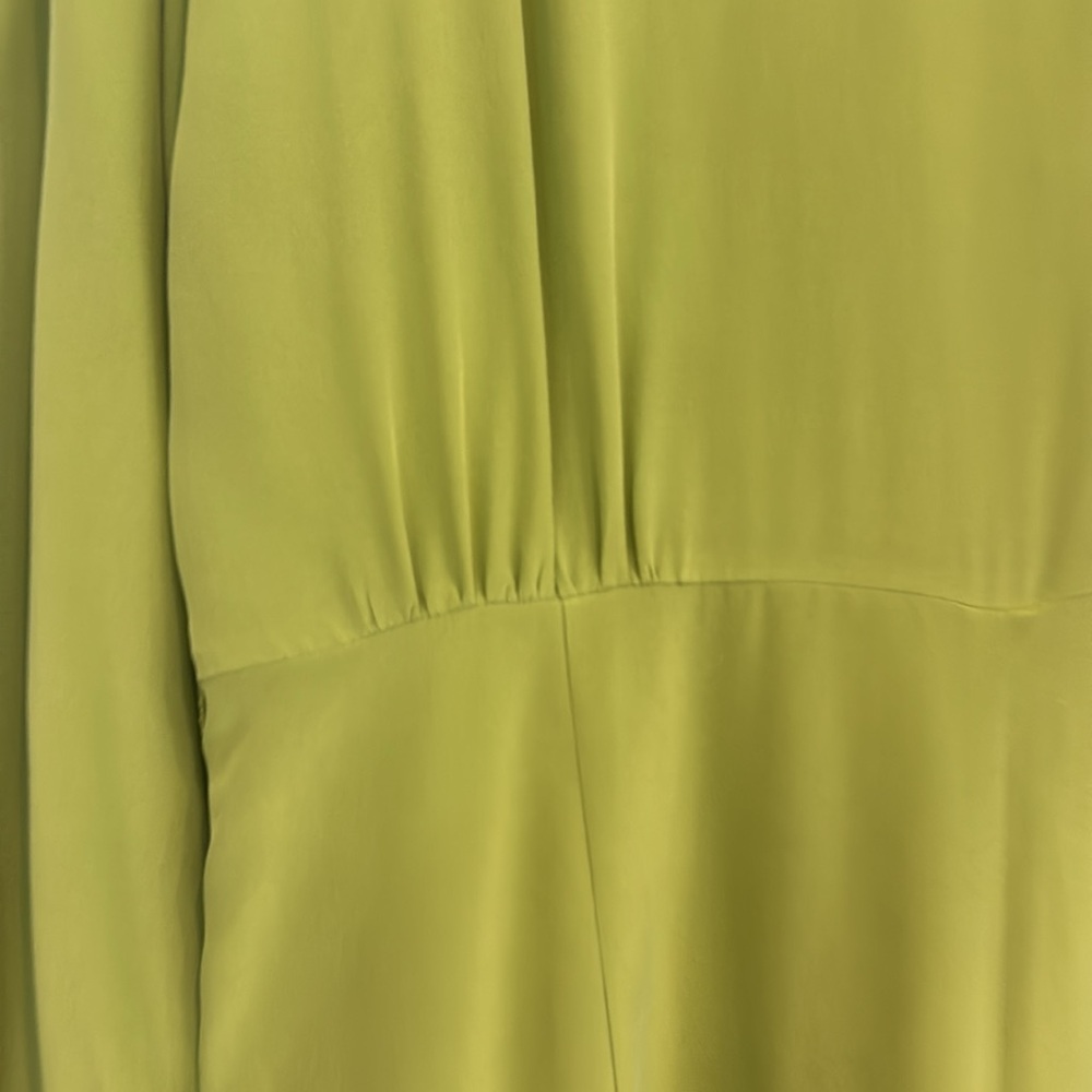 Gorgeous Max Mara pure silk light green mid dress - Picture 9 of 11